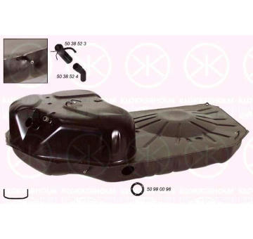 Palivová nádrž KLOKKERHOLM 5038007