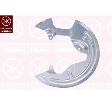 Ochranný plech proti rozstřikování, brzdový kotouč KLOKKERHOLM 6033377