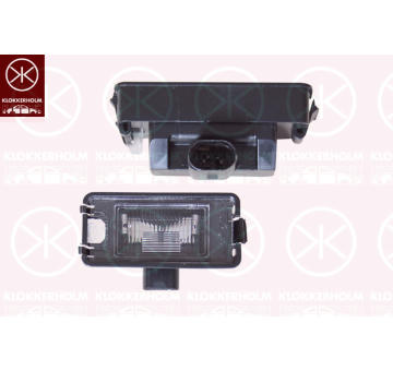 Osvětlení poznávací značky KLOKKERHOLM 66120850