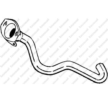 Výfuková trubka KLOKKERHOLM 753-737