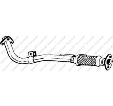 Výfuková trubka KLOKKERHOLM 888-409