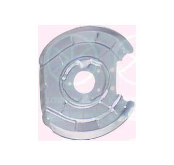 Ochranný plech proti rozstřikování, brzdový kotouč KLOKKERHOLM 9513379