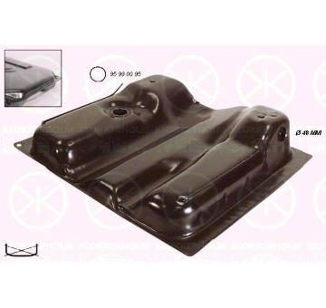 Palivová nádrž KLOKKERHOLM 9557007