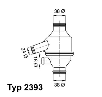 Termostat, chladivo WAHLER 2393.75