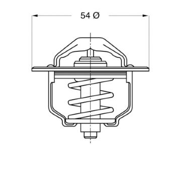 Termostat, chladivo WAHLER 3103.79