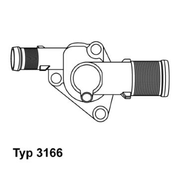 Termostat, chladivo BorgWarner (Wahler) 3166.89D