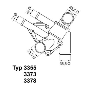 Termostat, chladivo WAHLER 3355.80D