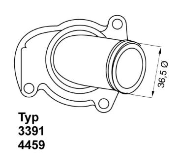 Termostat, chladivo WAHLER 4459.92D