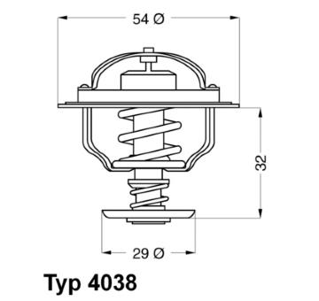 Termostat, chladivo WAHLER 4038.81D