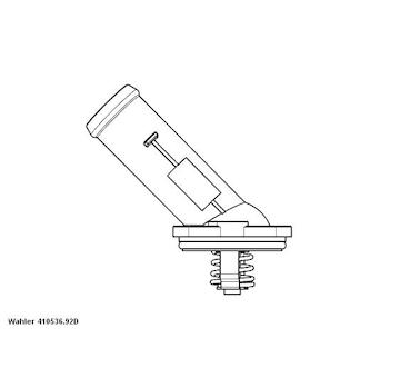 Termostat, chladivo WAHLER 410536.92D