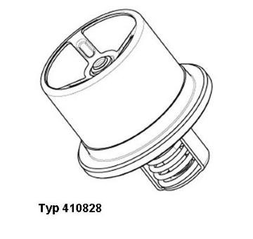 Termostat, chladivo WAHLER 410828.86D0