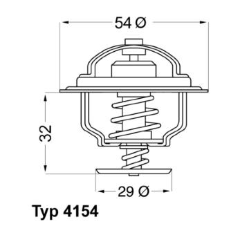 Termostat, chladivo WAHLER 4154.88D