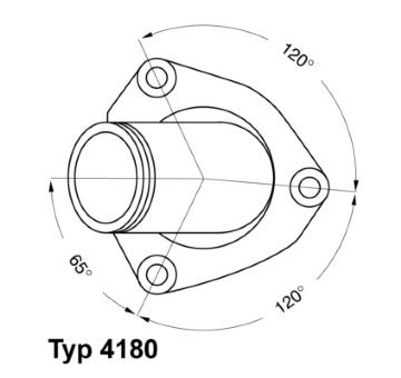 Termostat, chladivo WAHLER 4180.82D