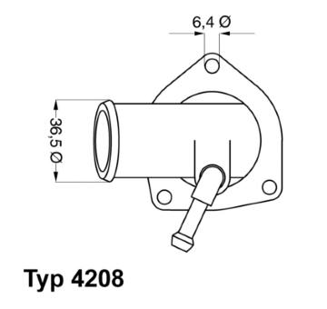 Termostat, chladivo WAHLER 4208.92D