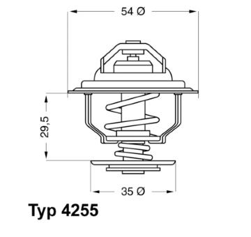 Termostat, chladivo WAHLER 4255.87D