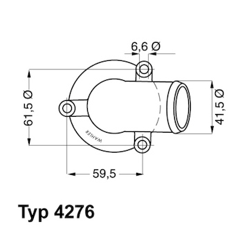 Termostat, chladivo WAHLER 4276.87D