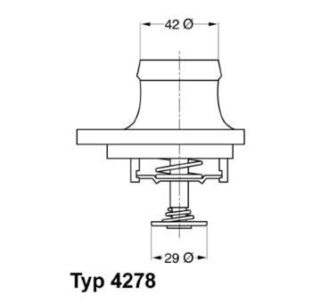 Termostat, chladivo WAHLER 4278.80D