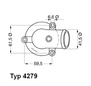 Termostat, chladivo WAHLER 4279.87D