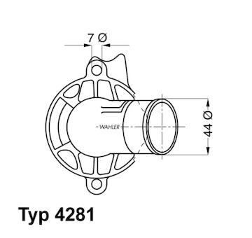 Termostat, chladivo WAHLER 4281.87D