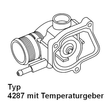 Termostat, chladivo WAHLER 4287.92D