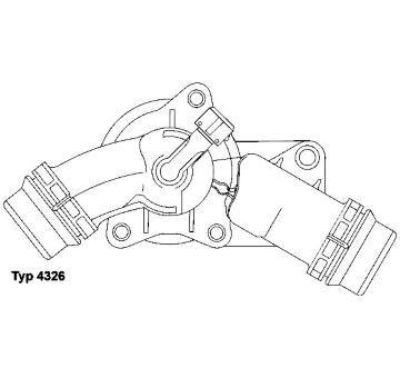 Termostat, chladivo WAHLER 4326.97D