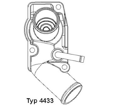 Termostat, chladivo WAHLER 4433.92D