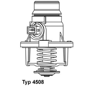 Termostat, chladivo BorgWarner (Wahler) 4508.105D