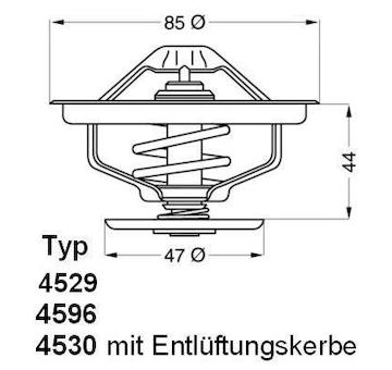 Termostat, chladivo WAHLER 4529.70