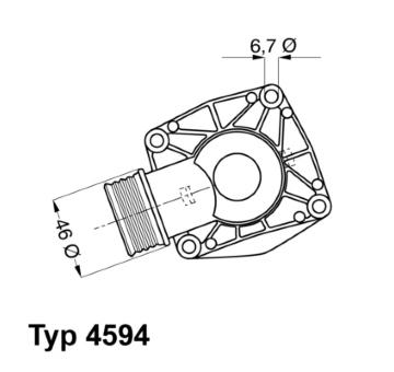 Termostat, chladivo WAHLER 4594.90D