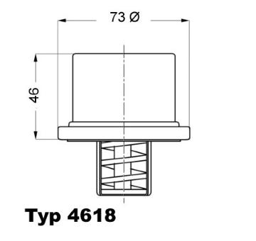 Termostat, chladivo WAHLER 4618.82