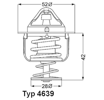 Termostat, chladivo WAHLER 4639.82D