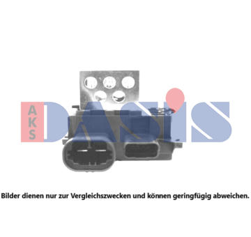 Předřazený odpor, elektromotor (ventilátor chladiče) AKS DASIS 068107N