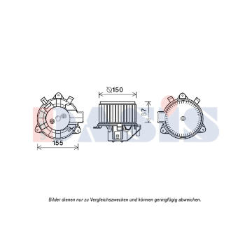 vnitřní ventilátor AKS DASIS 088133N