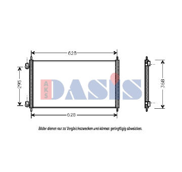 Kondenzátor, klimatizace AKS DASIS 102170N