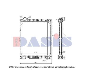 Chladič, chlazení motoru AKS DASIS 131100N