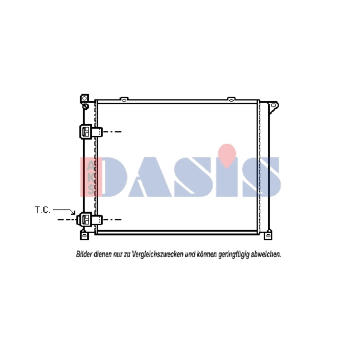 Chladič, chlazení motoru AKS DASIS 181140N
