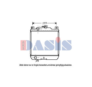 Chladič, chlazení motoru AKS DASIS 320050N
