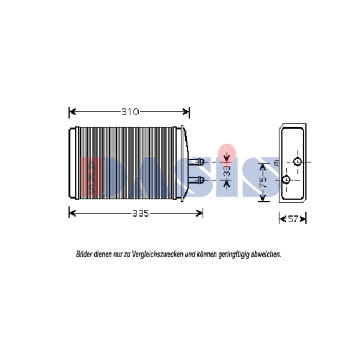 Výměník tepla, vnitřní vytápění AKS DASIS 499000N