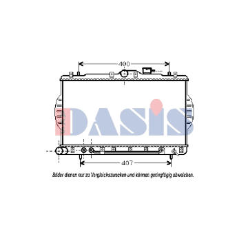 Chladič, chlazení motoru AKS DASIS 560004N