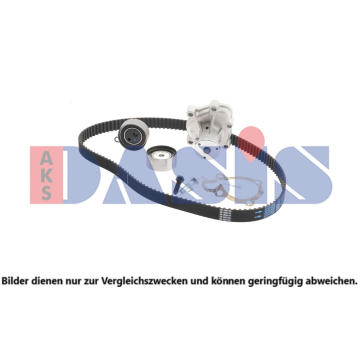 Vodní pumpa + sada ozubeného řemene AKS DASIS 570364N