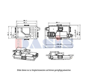 Regulace, vnitrni ventilace AKS DASIS 700045N
