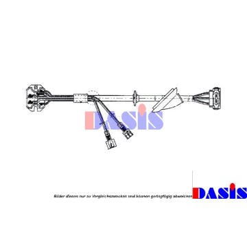 Řídící jednotka, topení/ventilace AKS DASIS 740121N