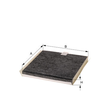 Filtr, vzduch v interiéru HENGST FILTER E1949LC