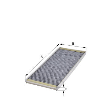 Filtr, vzduch v interiéru HENGST FILTER E901LC