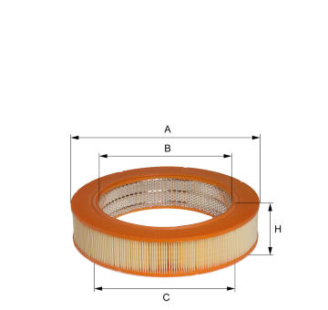 Vzduchový filtr HENGST FILTER E2L/1