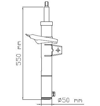 Tlumič pérování KYB 3348039