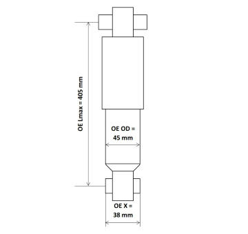 Tlmič pérovania KYB 6447502