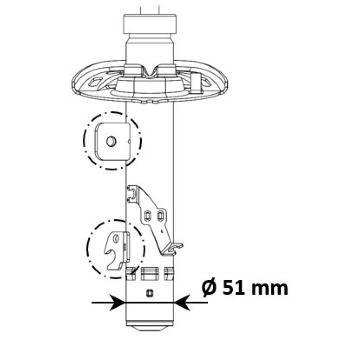 Tlumič pérování KYB 3338056