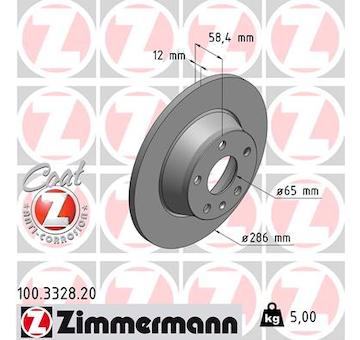 Brzdový kotouč ZIMMERMANN 100.3328.20