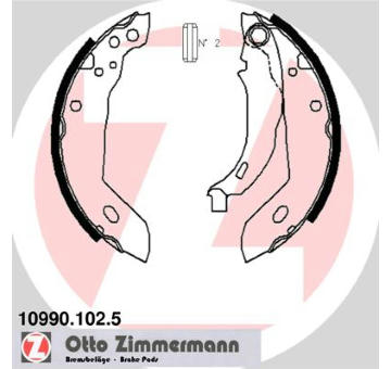 Sada brzdových čelistí ZIMMERMANN 10990.102.5